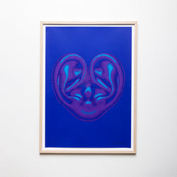 Listen silkscreen print