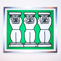 New York Triple silkscreen print