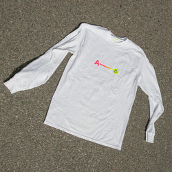 Smiley Rising White L/S